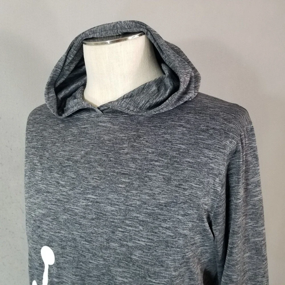 Nike Jordan Jumpman hoodie shirt youth XL extra large gray Heather Dri-Fit